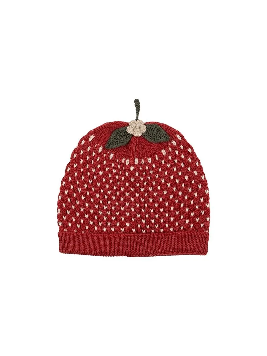 Konges Slojd Strawberry Knit Hat