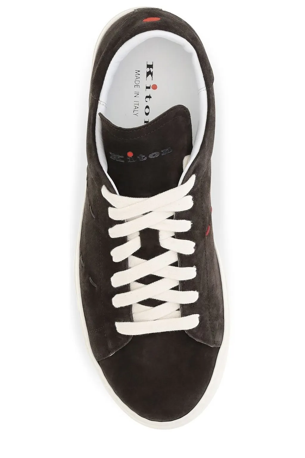 Kiton Lace-Up Low-Top Sneakers