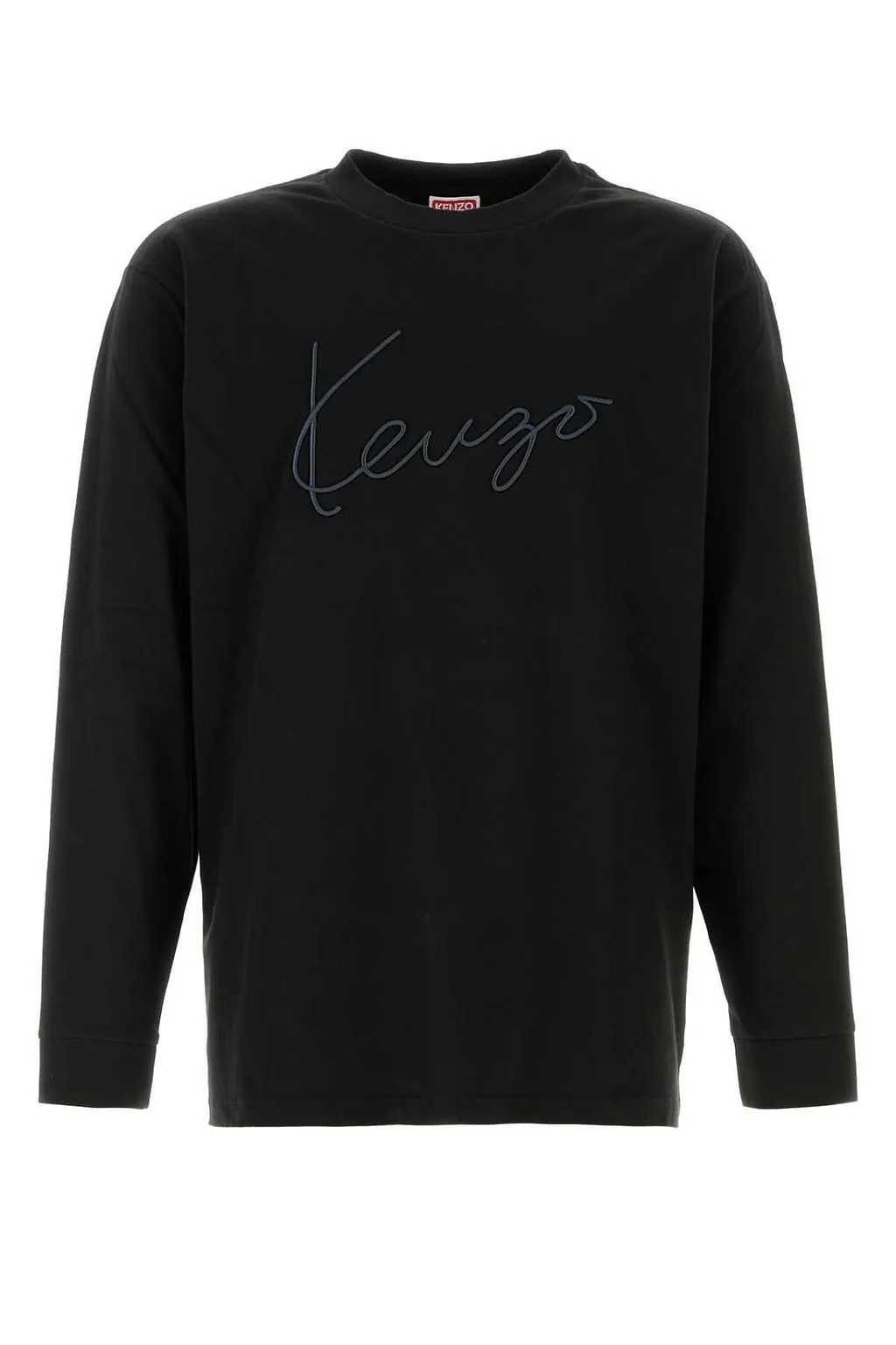 Kenzo Logo Embroidered Long Sleeved T-Shirt