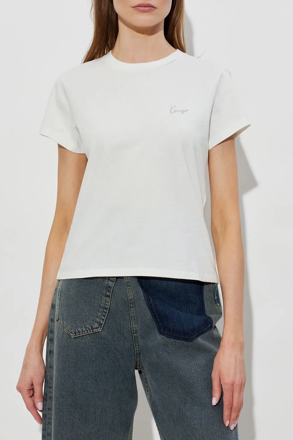 Kenzo Logo Embroidered T-Shirt