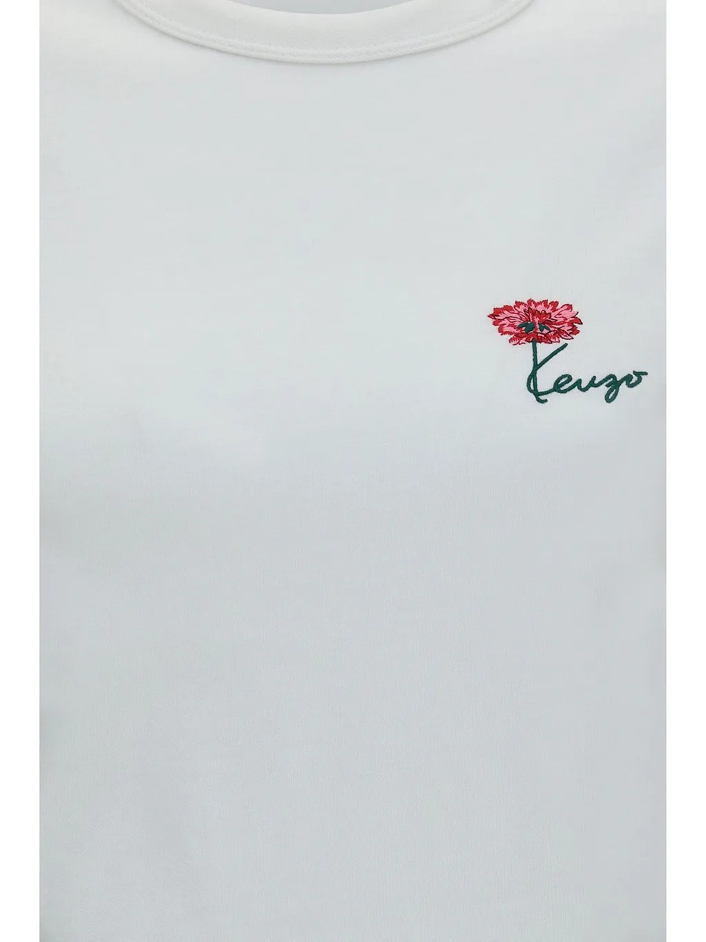 Kenzo Logo Embroidered Short Sleeved T-Shirt