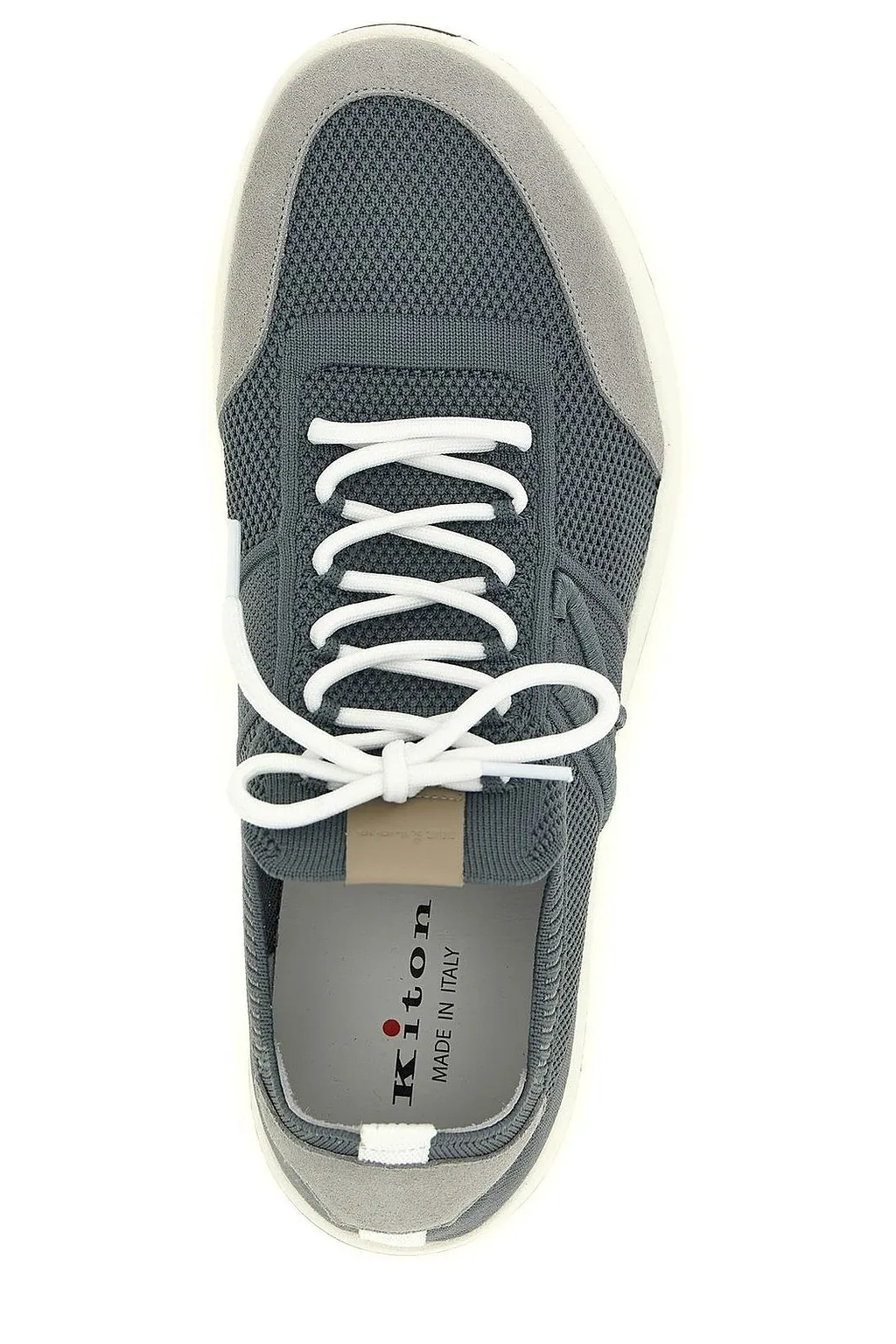 Kiton Logo Embossed Low-Top Sneakers