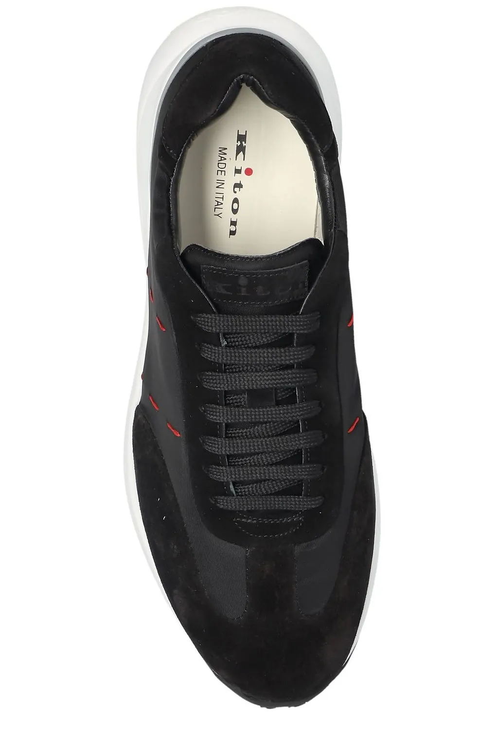 Kiton Logo Detail Low-Top Sneakers