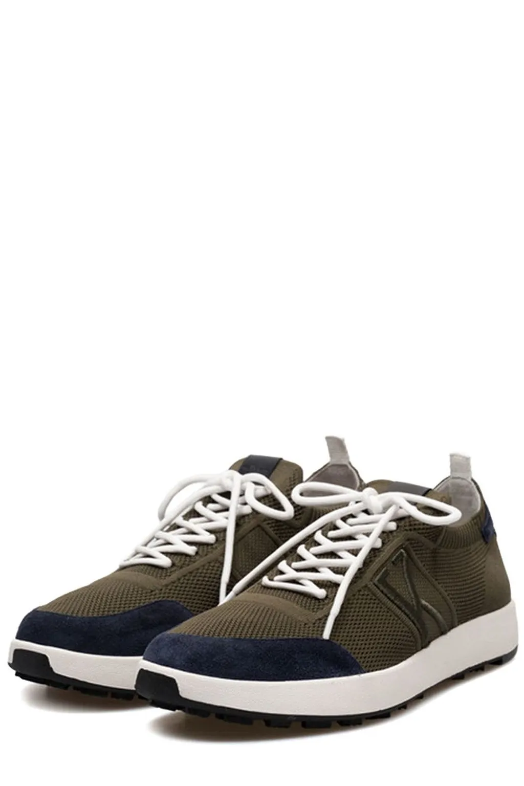 Kiton Logo Embossed Low-Top Sneakers