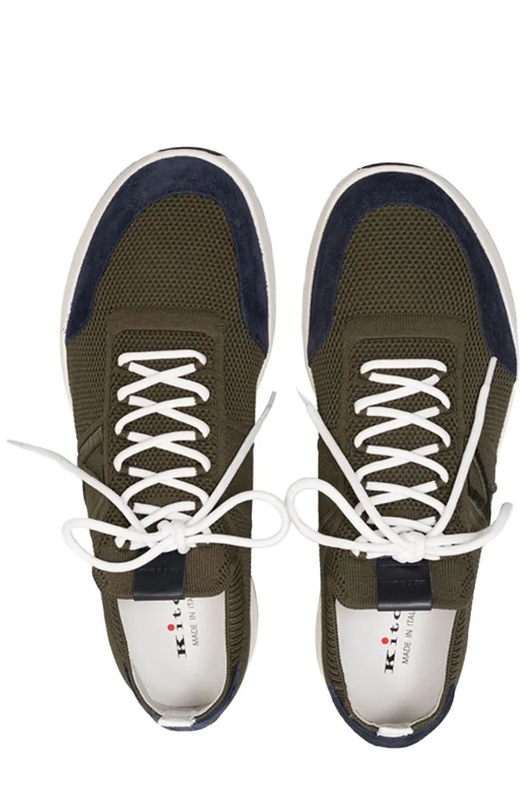 Kiton Logo Embossed Low-Top Sneakers