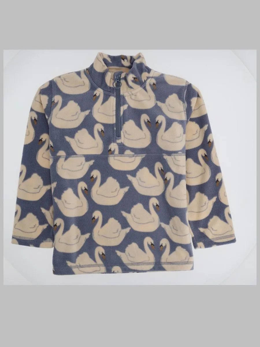 Konges Slojd Tavi Swan Print Fleece Sweatshirt