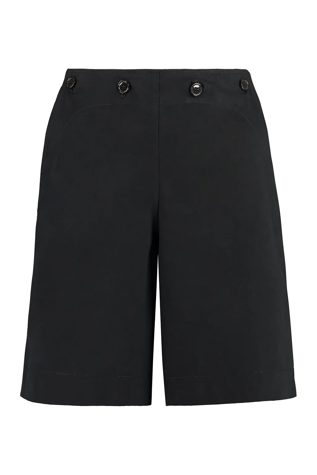 Kenzo Logo Patch Decorative Button Shorts