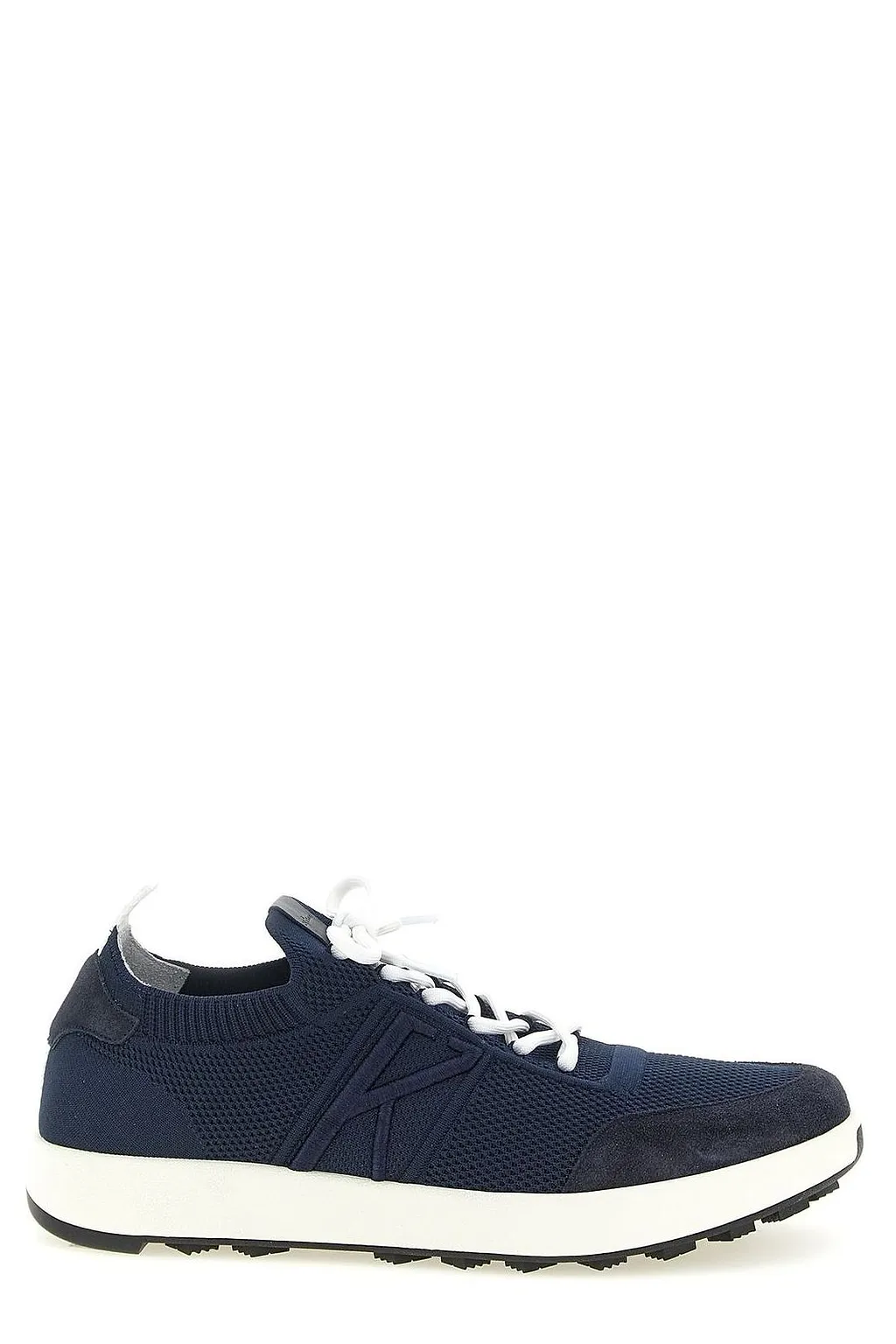 Kiton Logo Embroidered Low-Top Sneakers