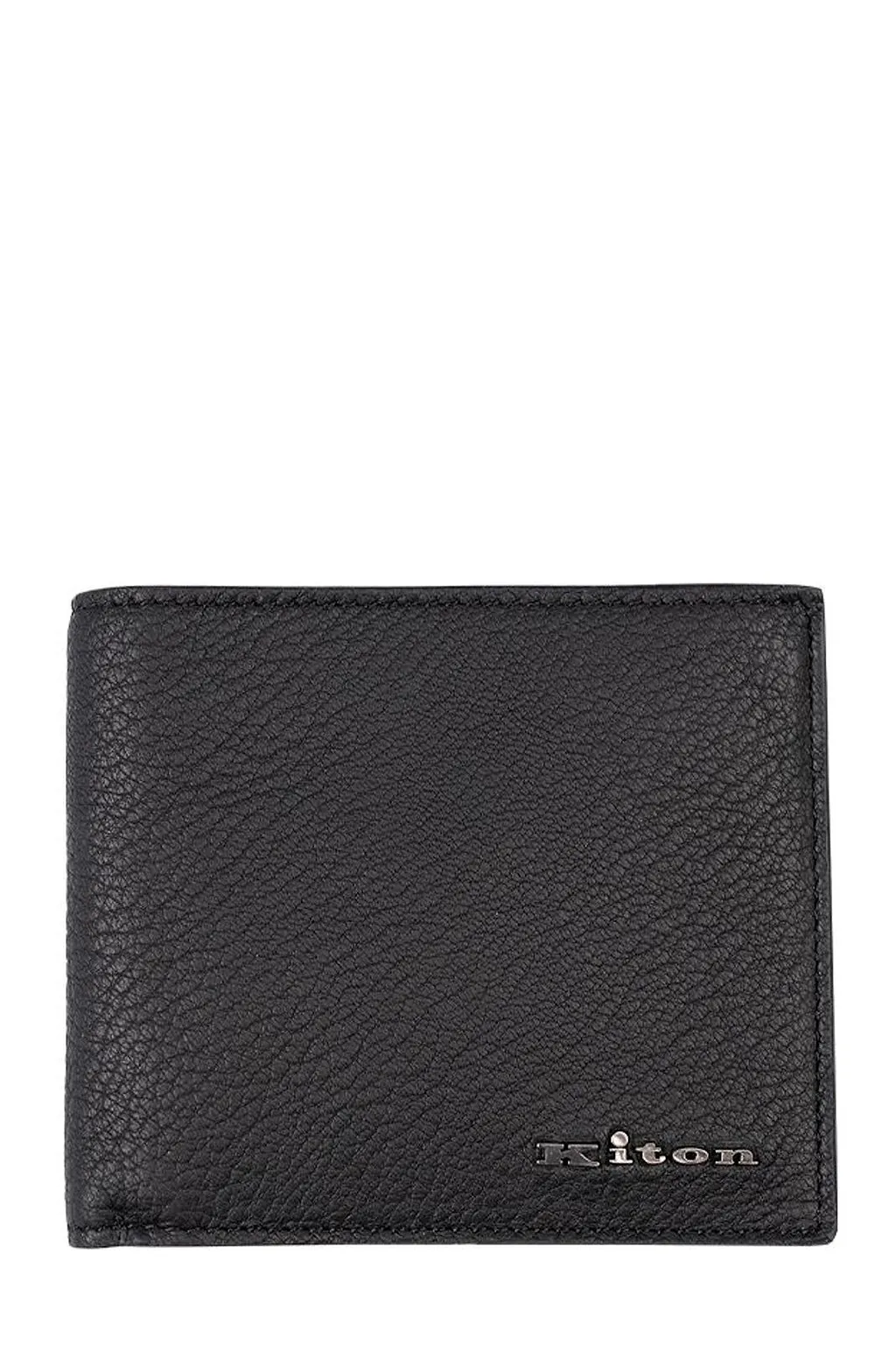 Kiton Logo Lettering Bi-Fold Wallet