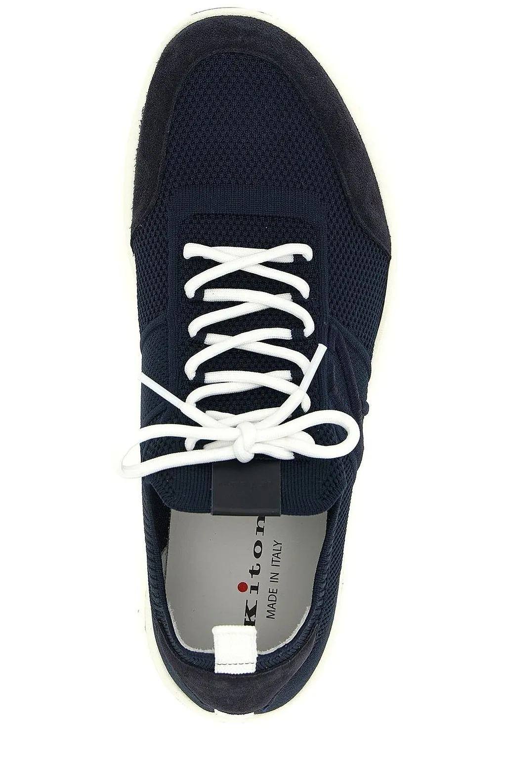 Kiton Logo Embroidered Low-Top Sneakers