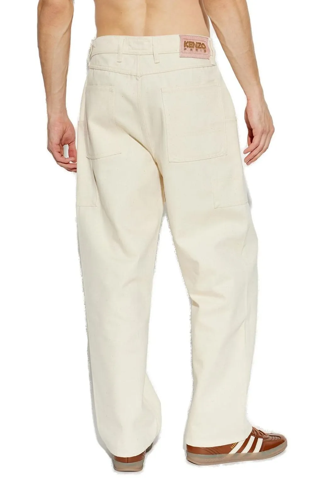Kenzo Logo Patch Jeans