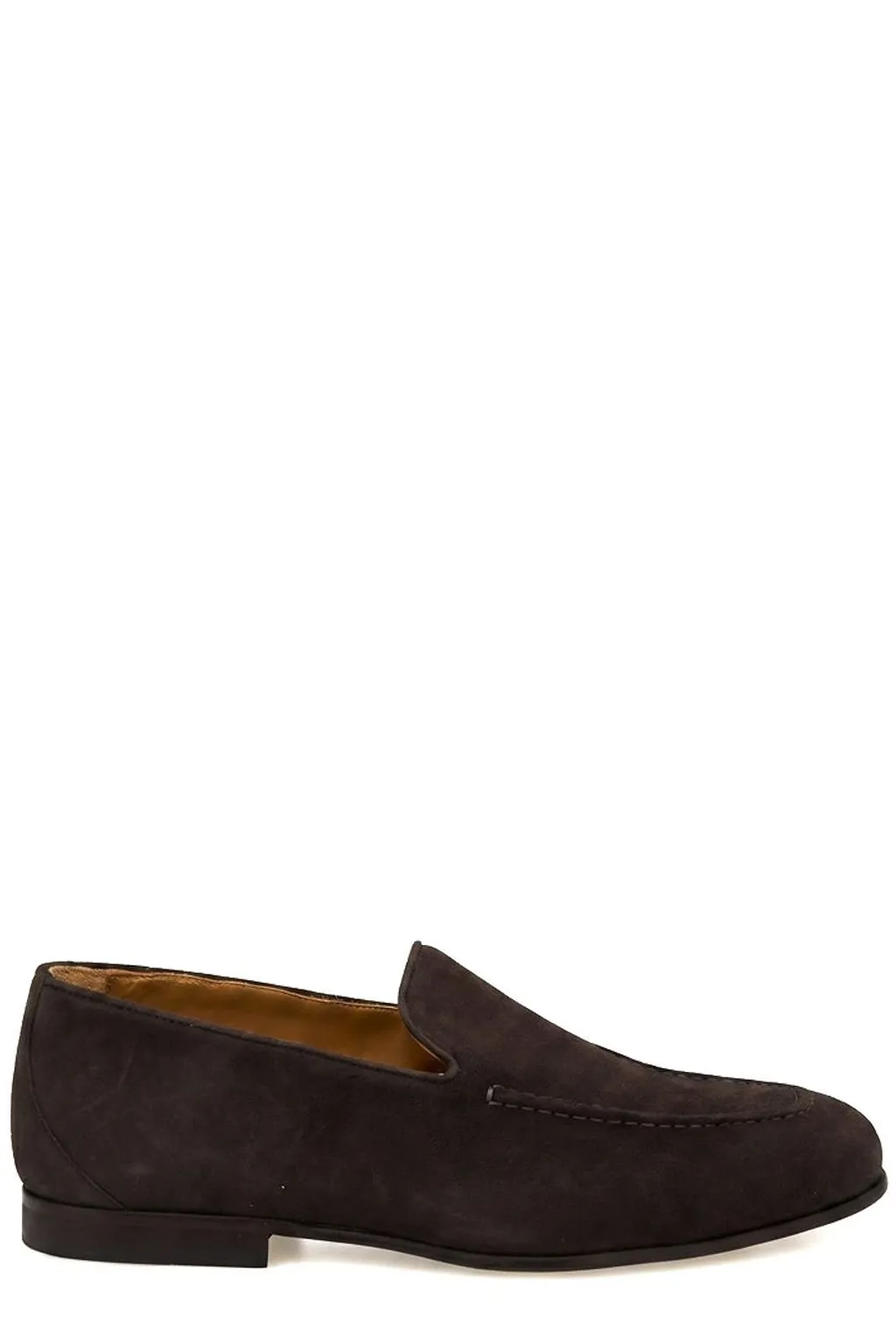 Kiton Logo Printed Loafers