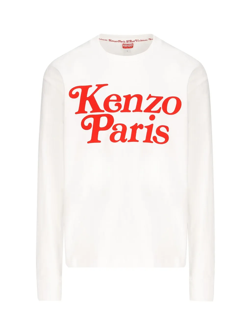 Kenzo Logo Printed Crewneck T-Shirt