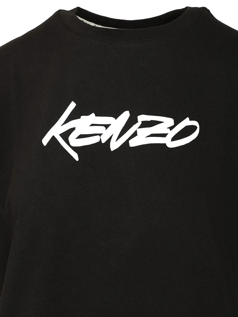 Kenzo Logo Printed Crewneck T-Shirt