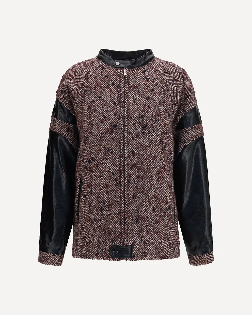 Herringbone Panelled Jacket