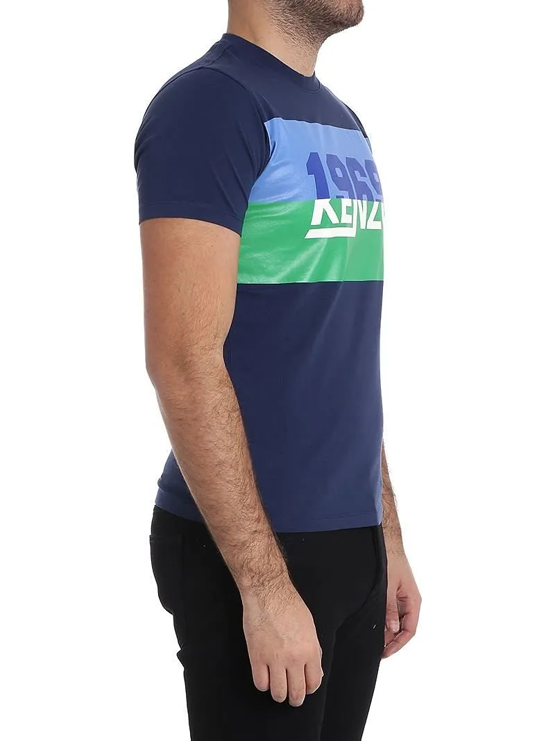 Kenzo Logo Printed Crewneck T-Shirt