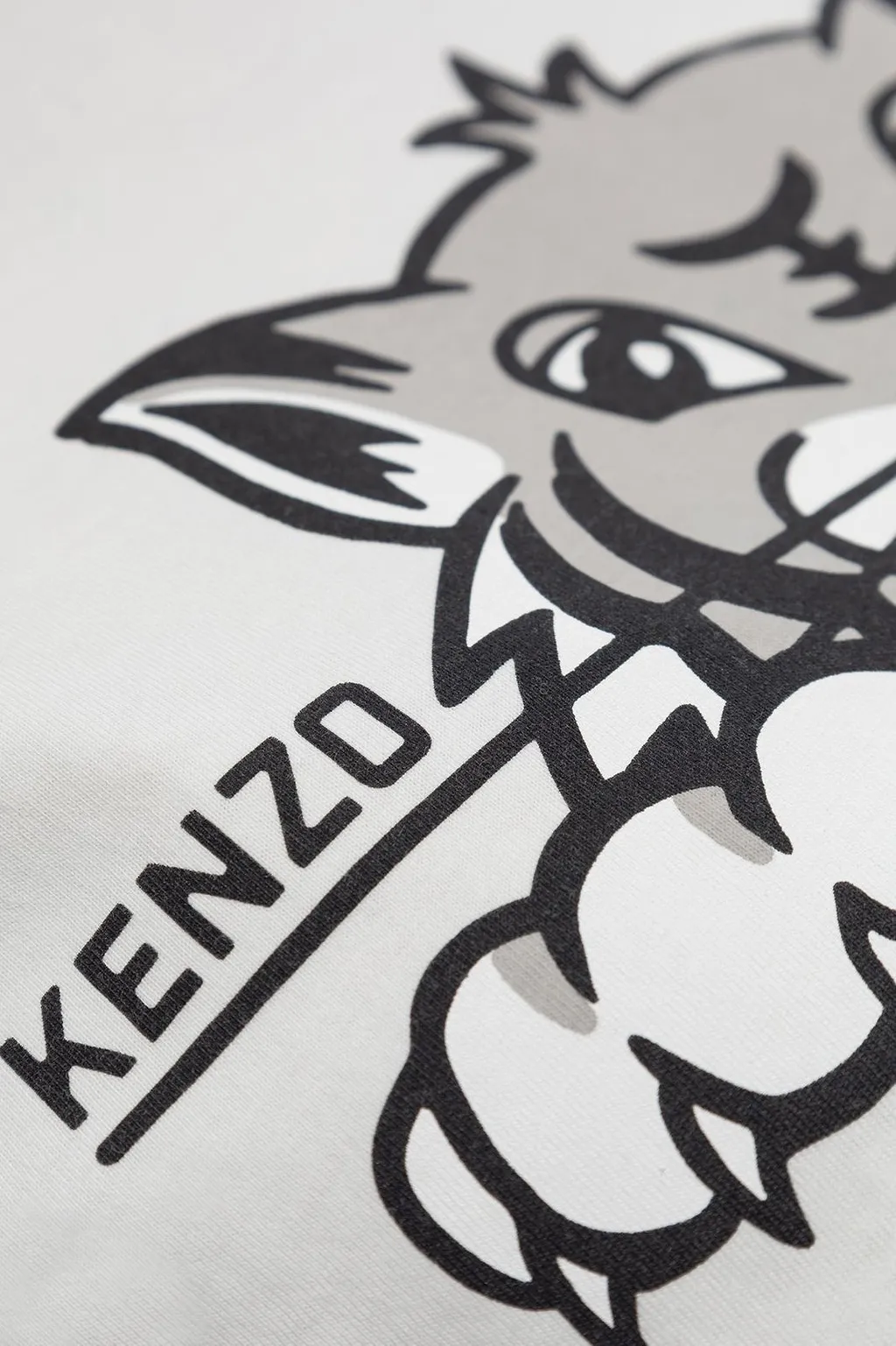 Kenzo Logo Printed Crewneck T-Shirt