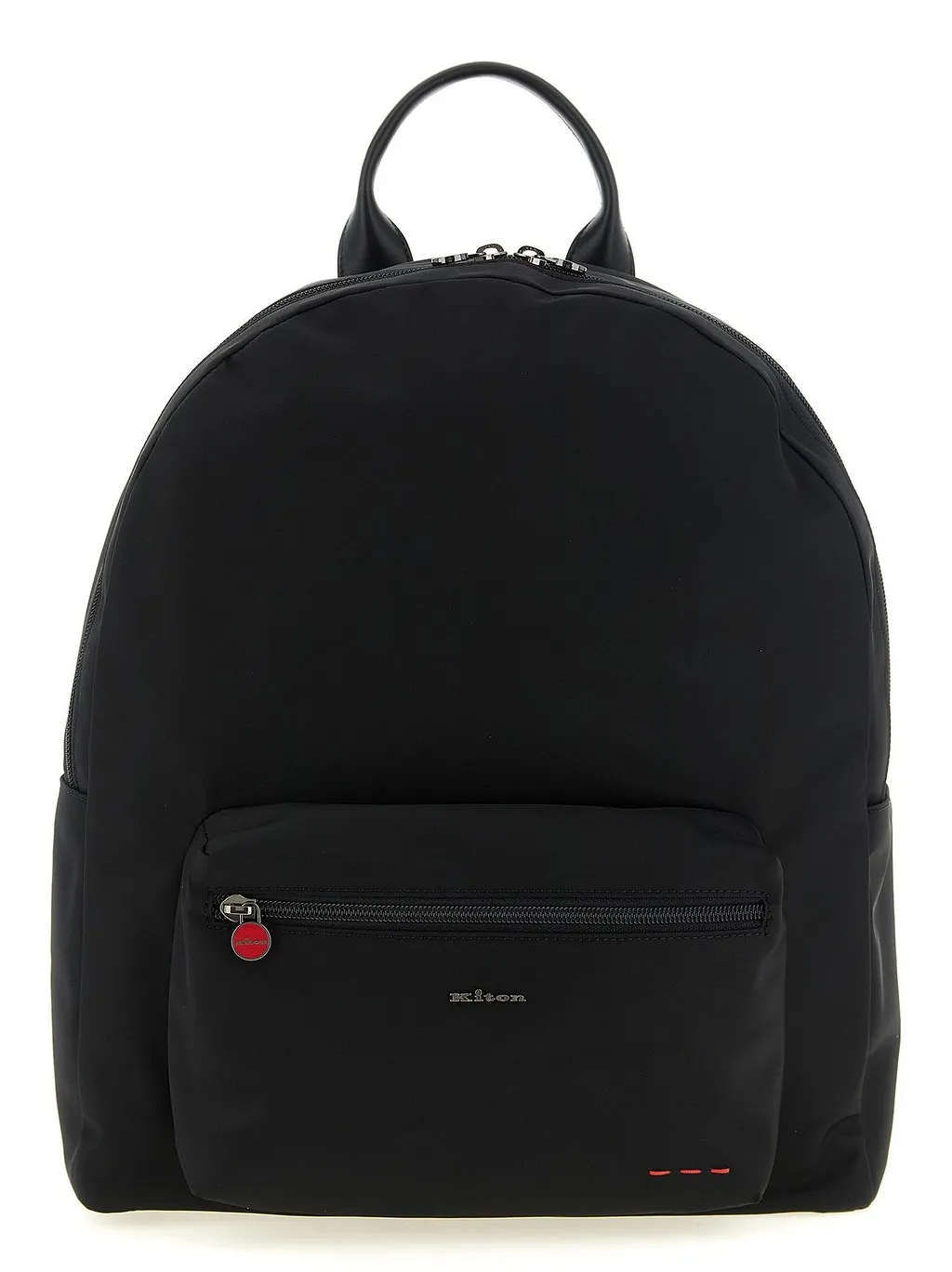 Kiton Logo Zip Backpack