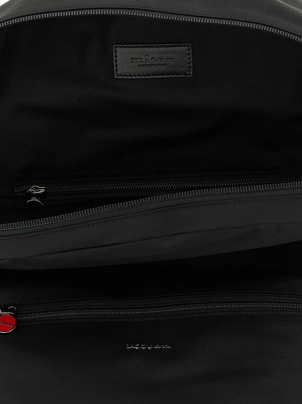 Kiton Logo Zip Backpack