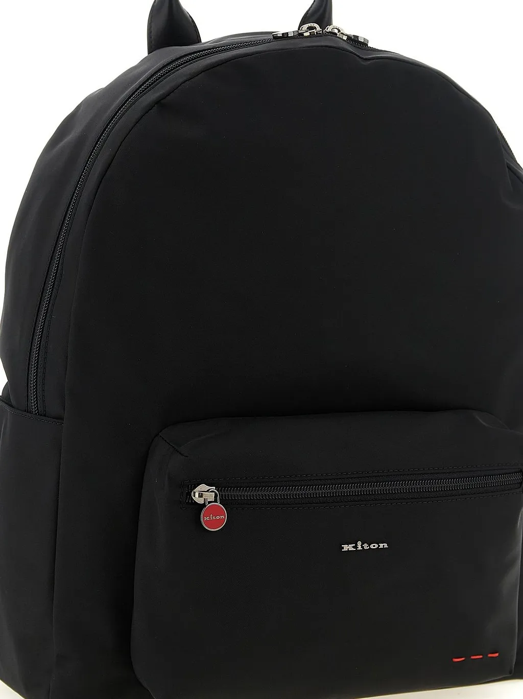 Kiton Logo Zip Backpack