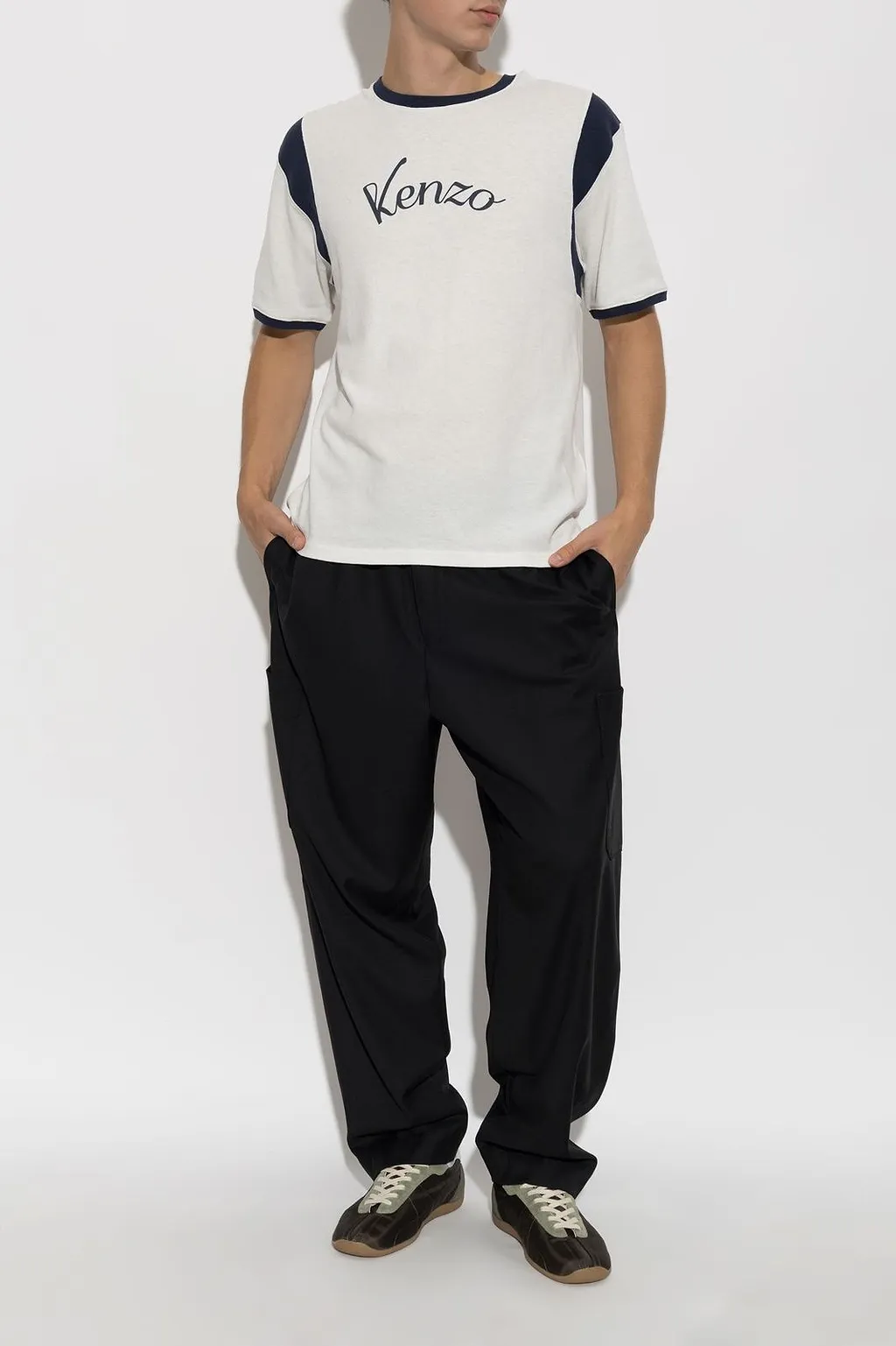 Kenzo Logo Trim T-Shirt