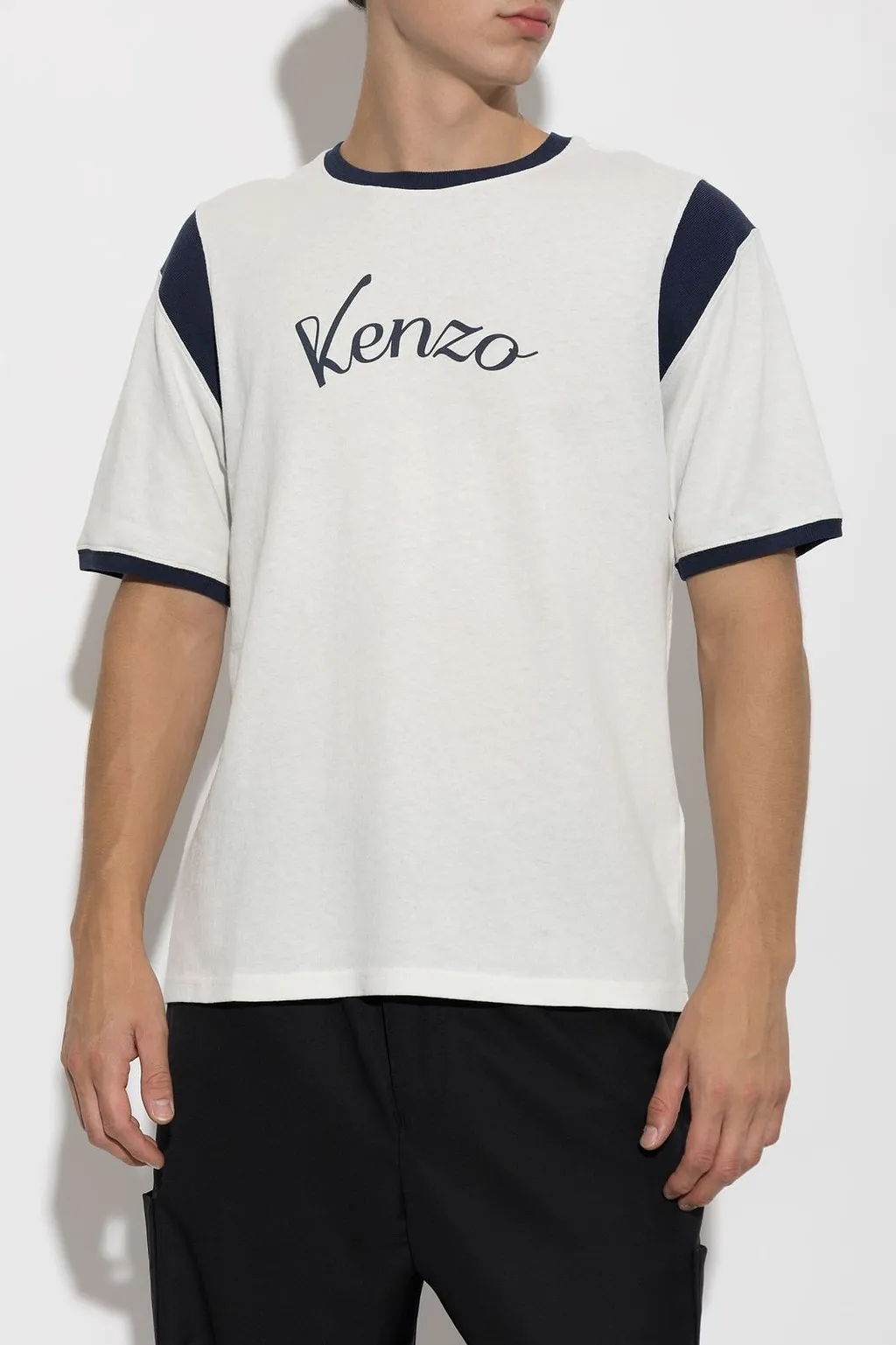 Kenzo Logo Trim T-Shirt