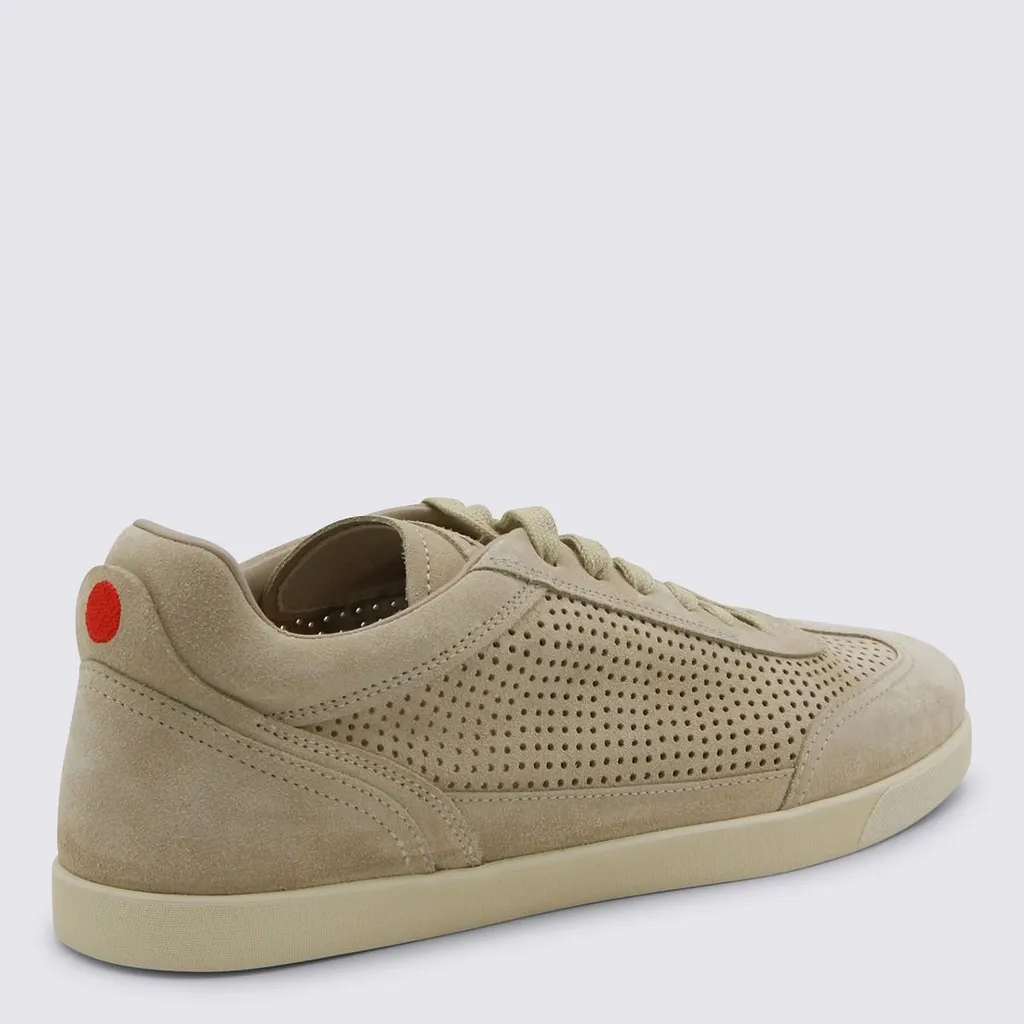 Kiton Perforated Low-Top Sneakers