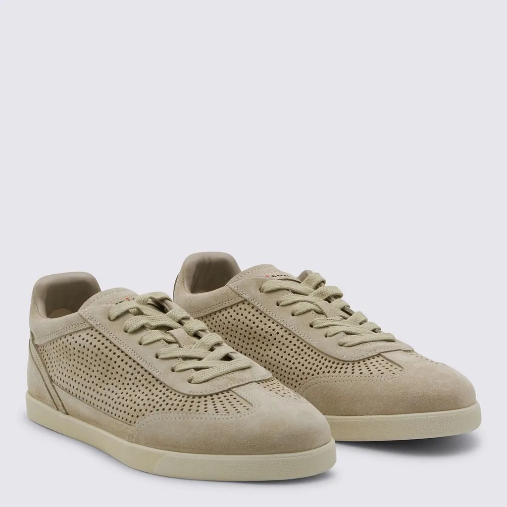Kiton Perforated Low-Top Sneakers