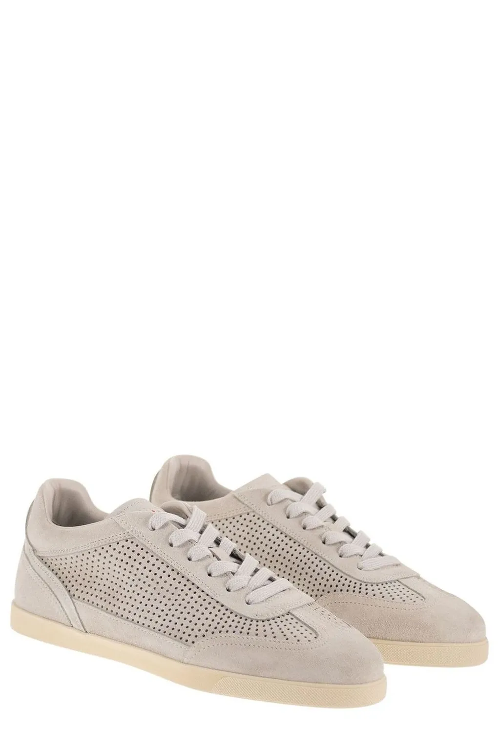 Kiton Perforated Low-Top Sneakers