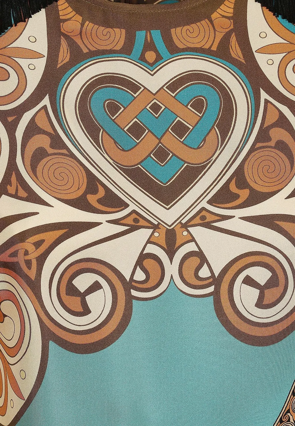 La Doublej Printed Scarf Top