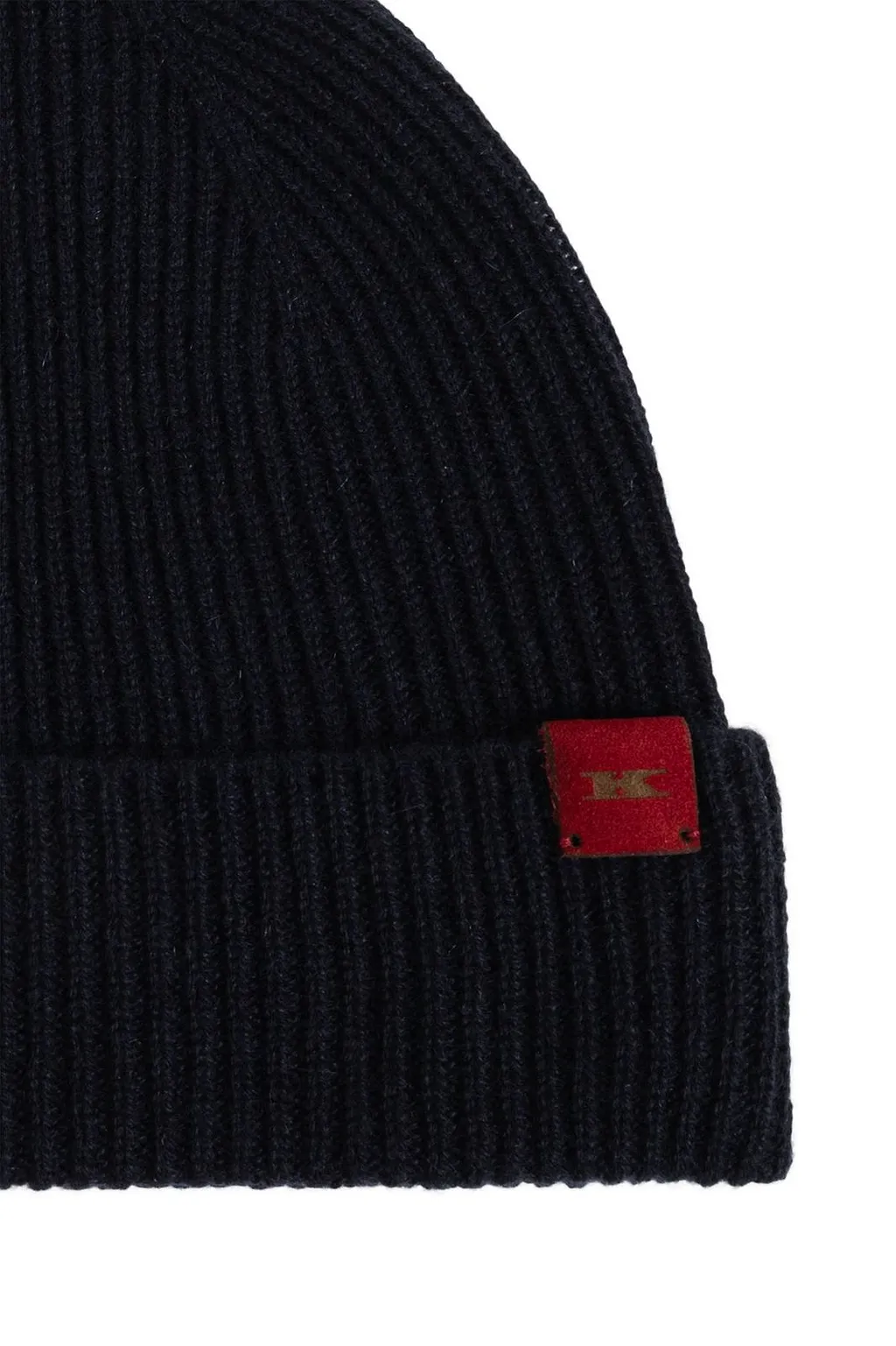 Kiton Ribbed Beanie Hat