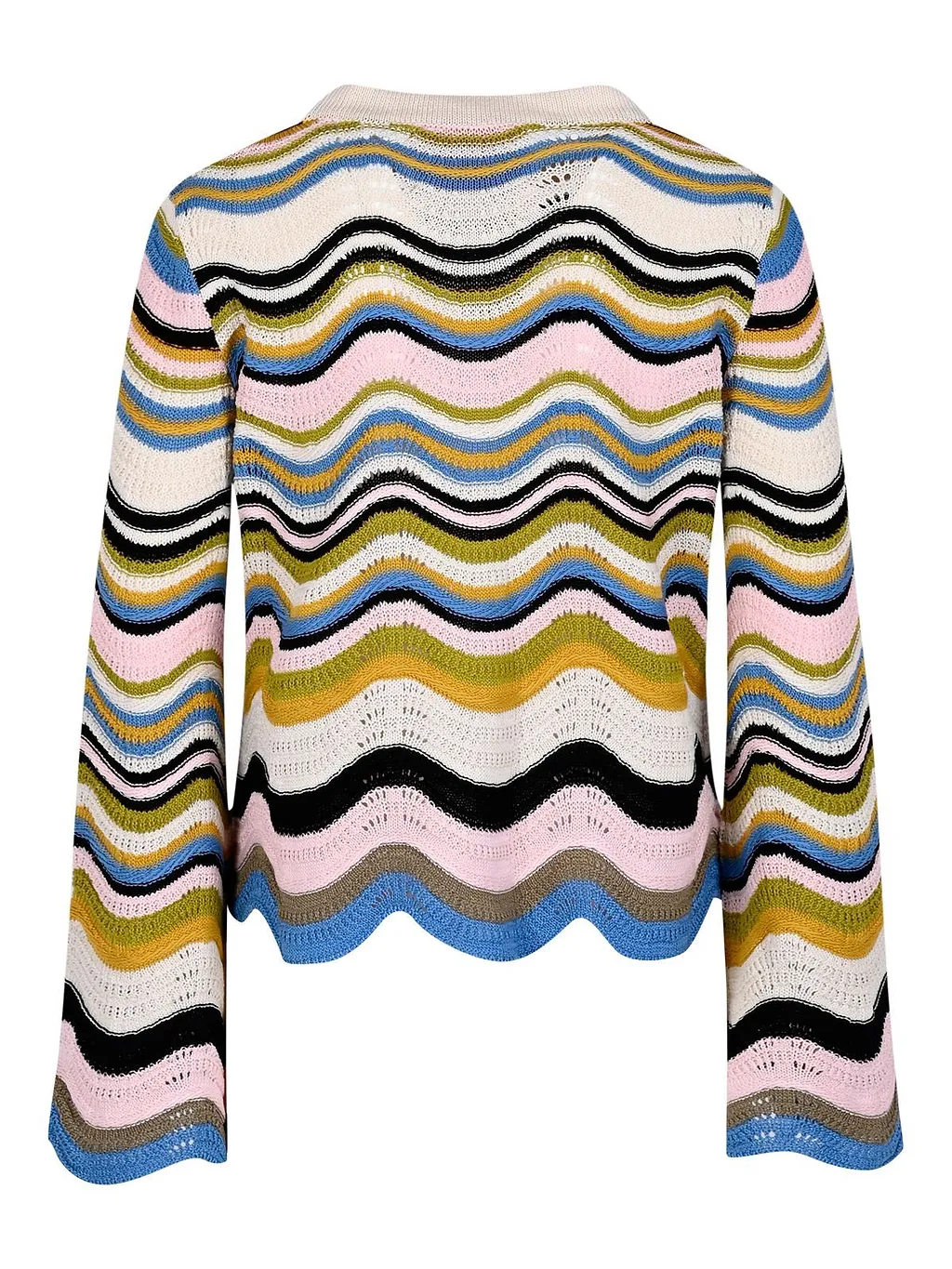 La Doublej Wavy Knit Knitted Top
