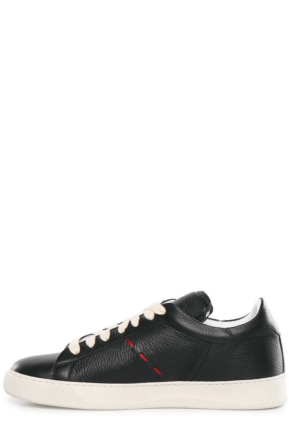 Kiton Round-Toe Lace-Up Sneakers