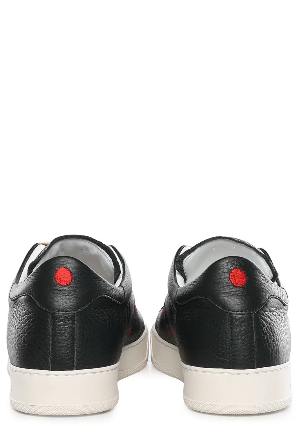 Kiton Round-Toe Lace-Up Sneakers