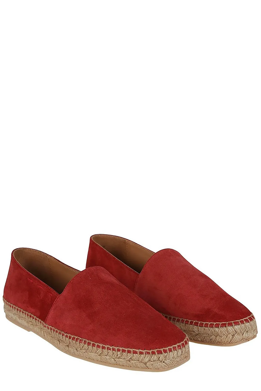 Kiton Round Toe Slip-On Espadrilles