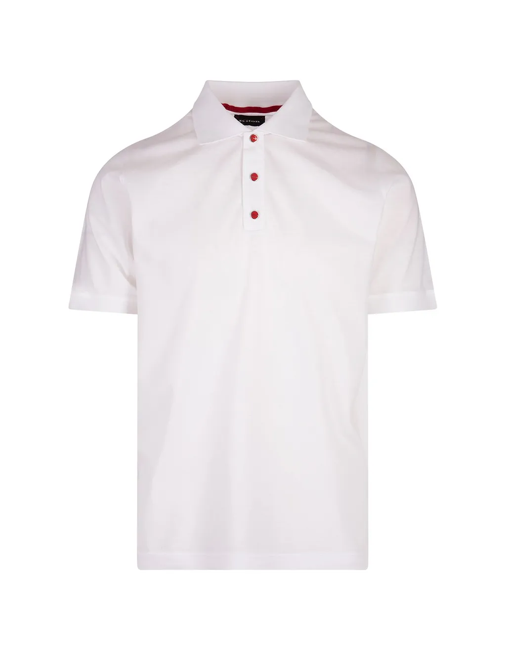 Kiton Short-Sleeved Buttoned Polo Shirt