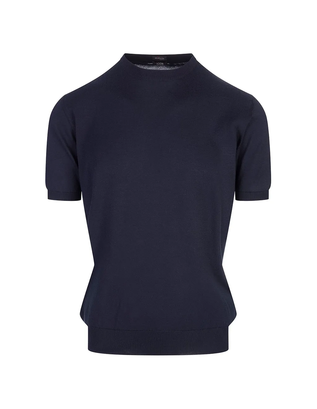 Kiton Short-Sleeved Crewneck Knitted T-Shirt