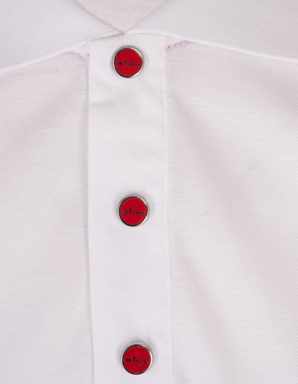 Kiton Short-Sleeved Buttoned Polo Shirt