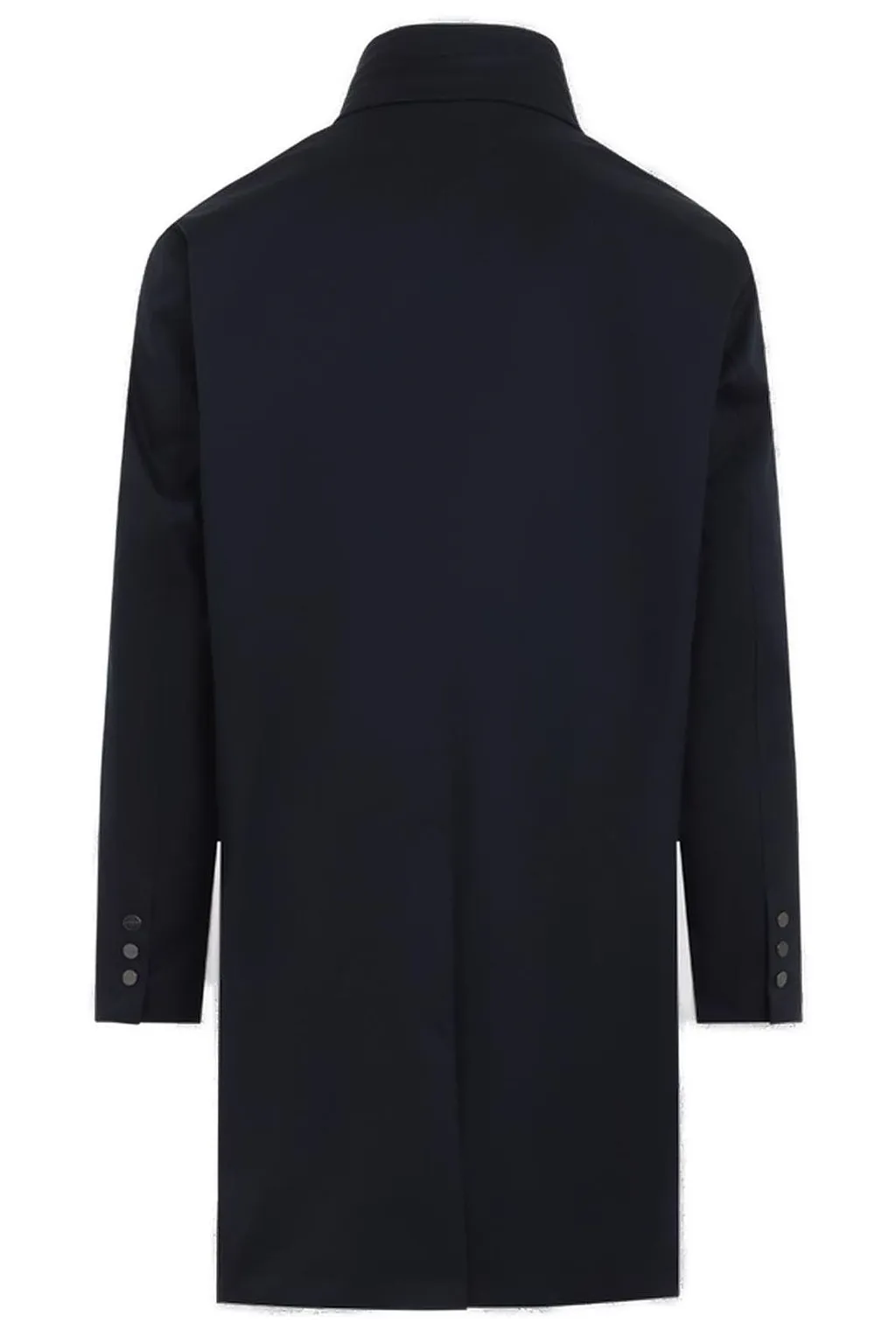 Kiton Stand-Collar Button-Up Coat