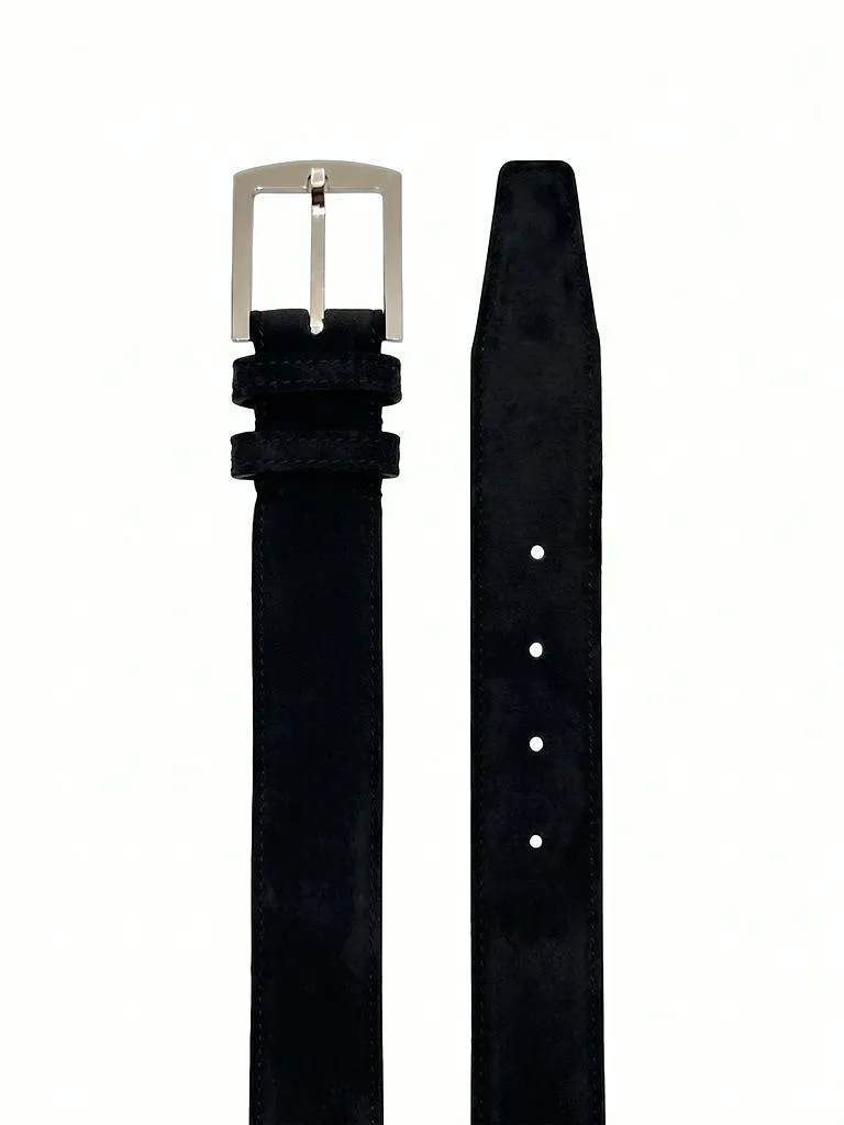 Kiton Square-Tip Buckle Belt