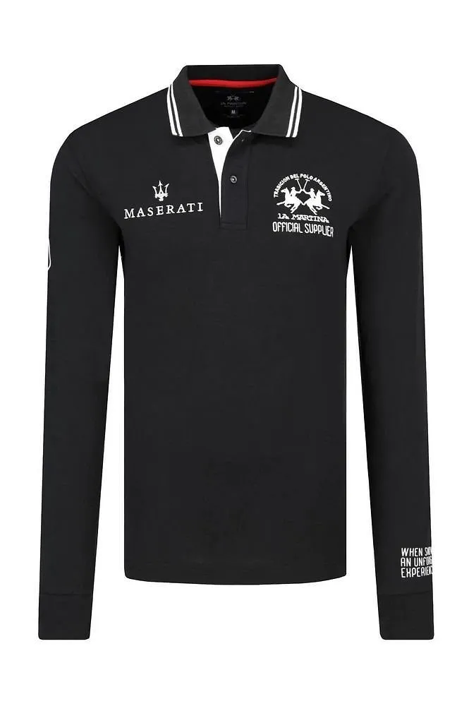 La Martina Long Sleeved Polo Shirt