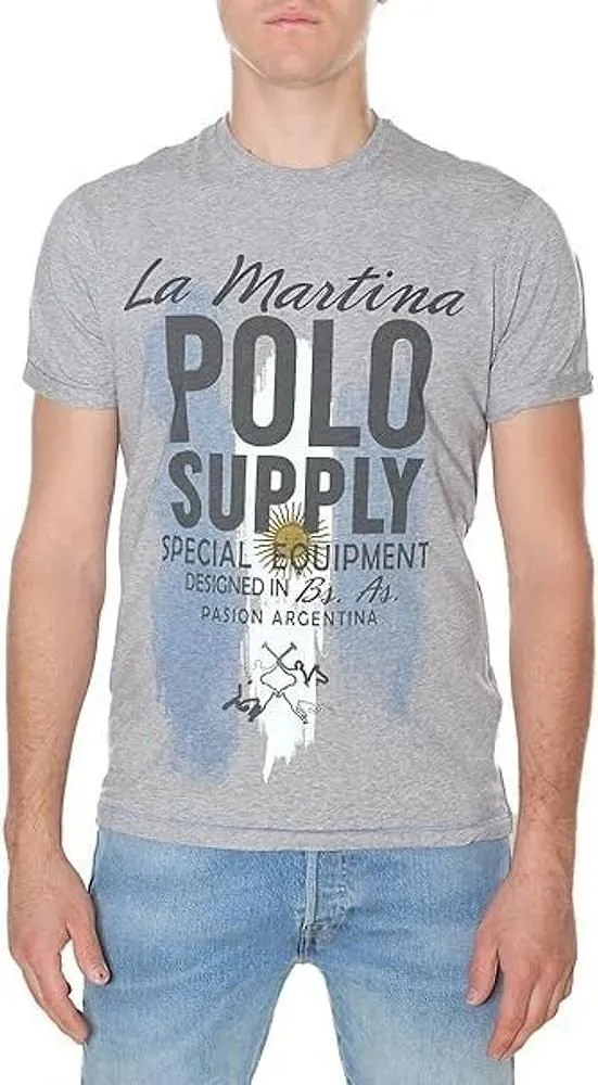La Martina Printed Crewneck T-Shirt