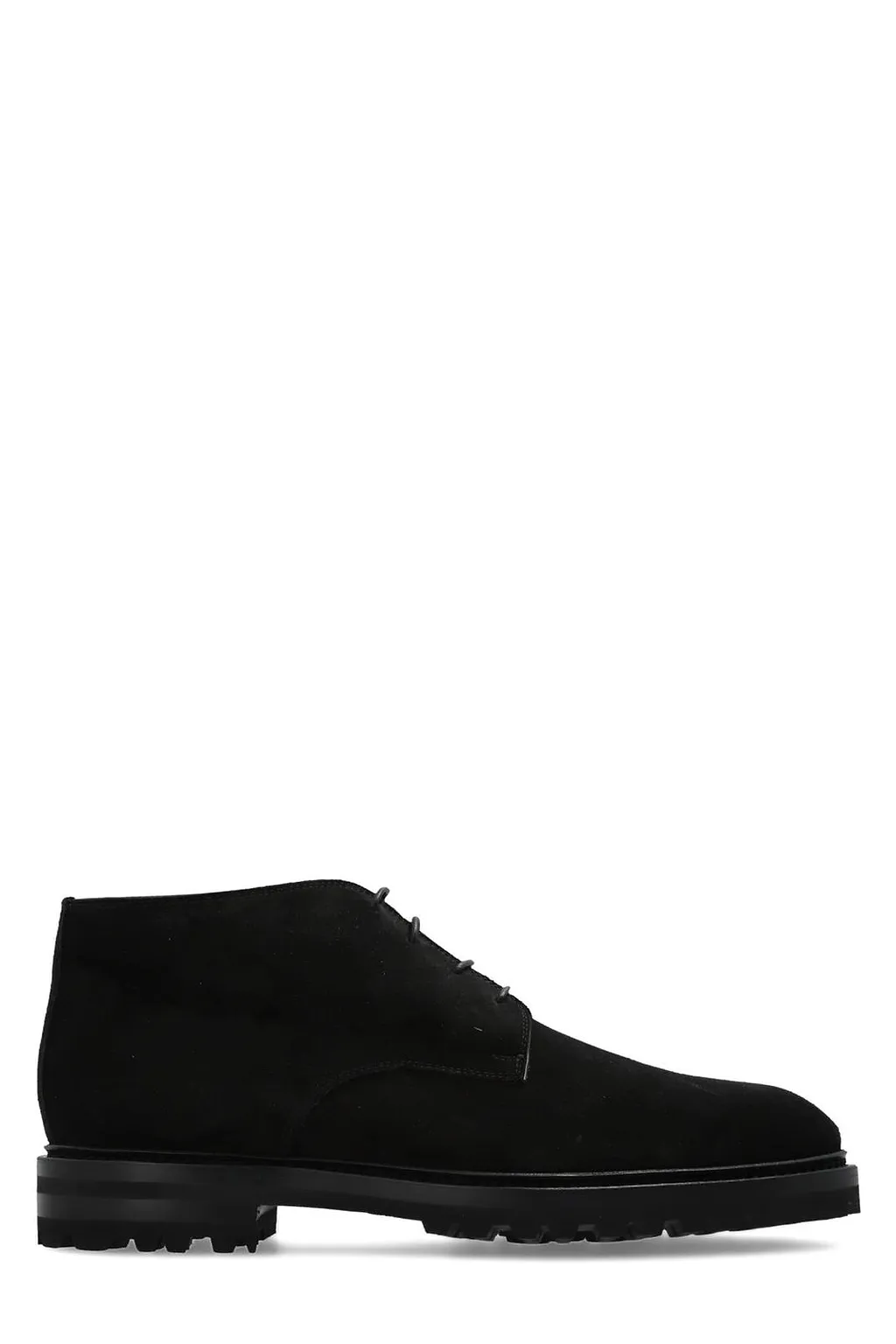 Kiton Suede Lace-Up Boots