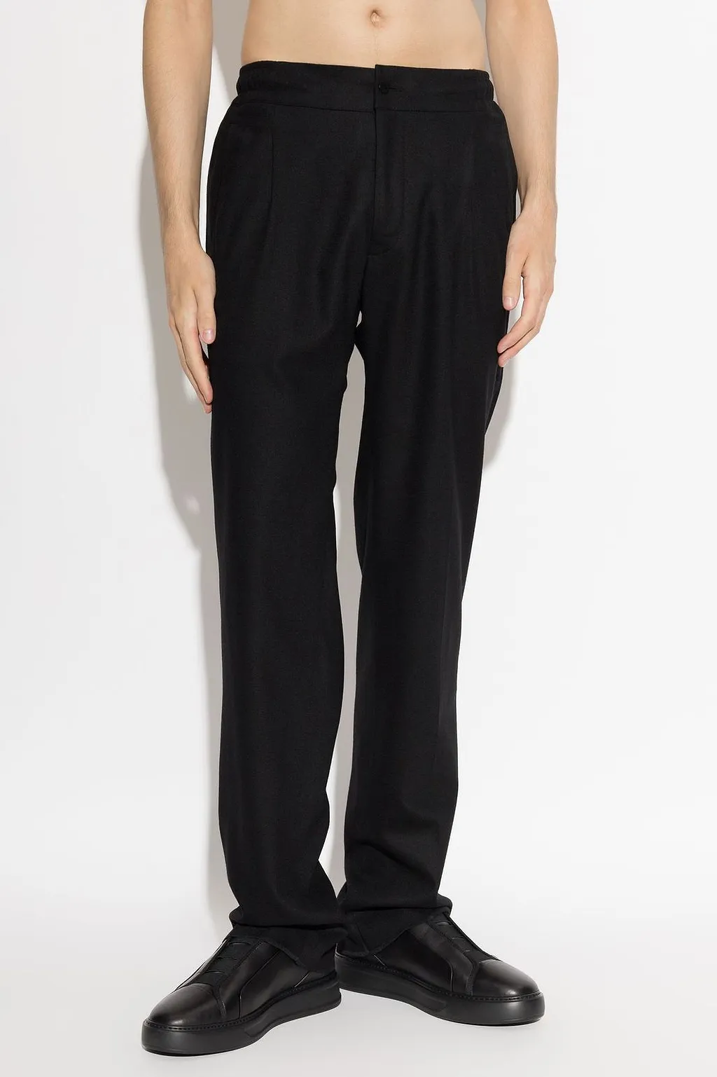 Kiton Tailored Wool Pants