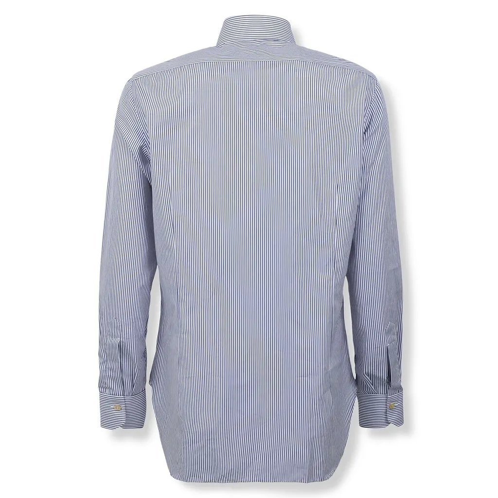 Kiton Striped Long-Sleeve Shirt