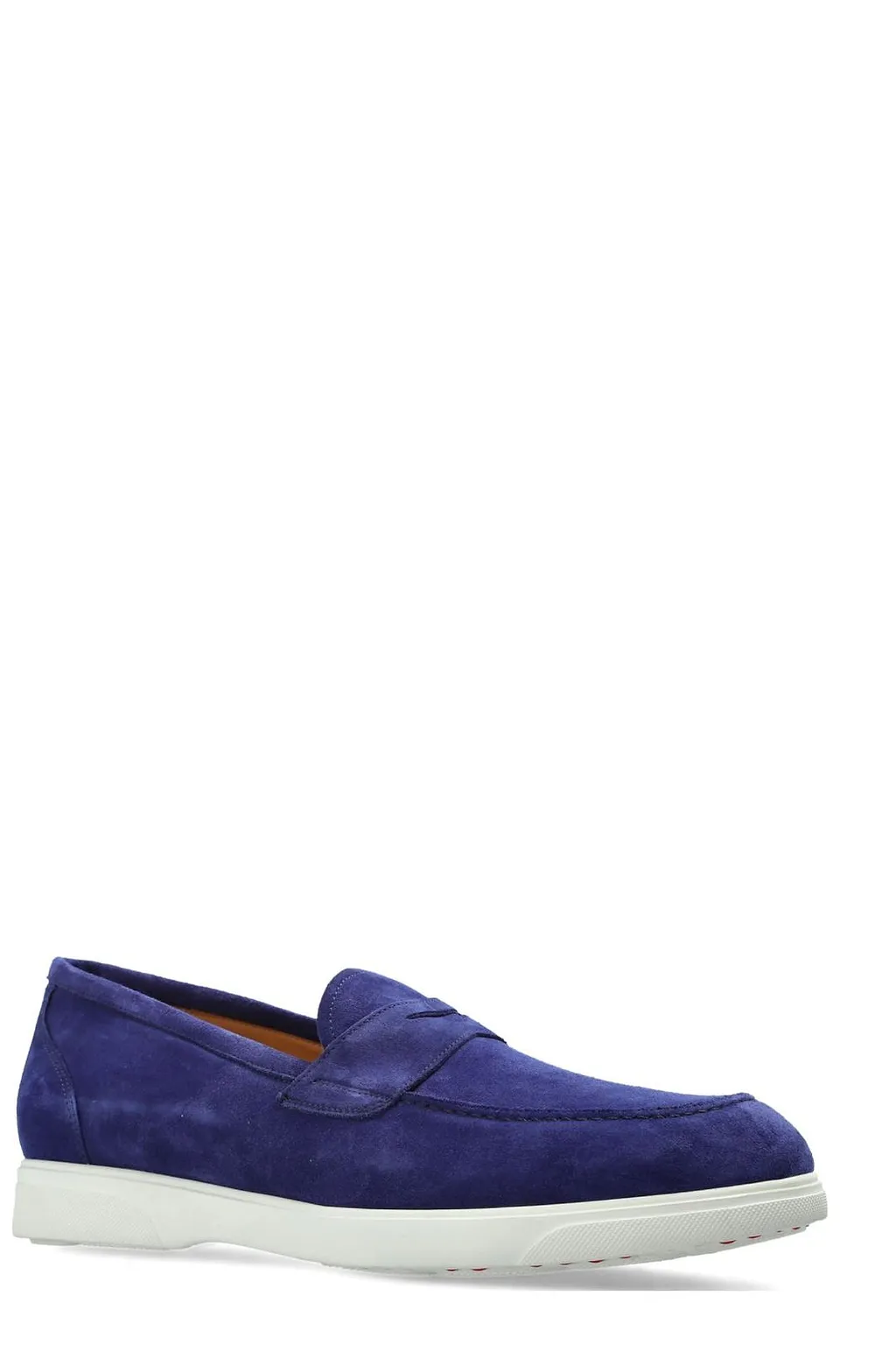 Kiton Suede Penny Loafers