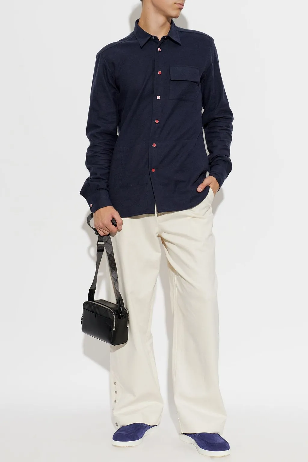 Kiton Suede Penny Loafers