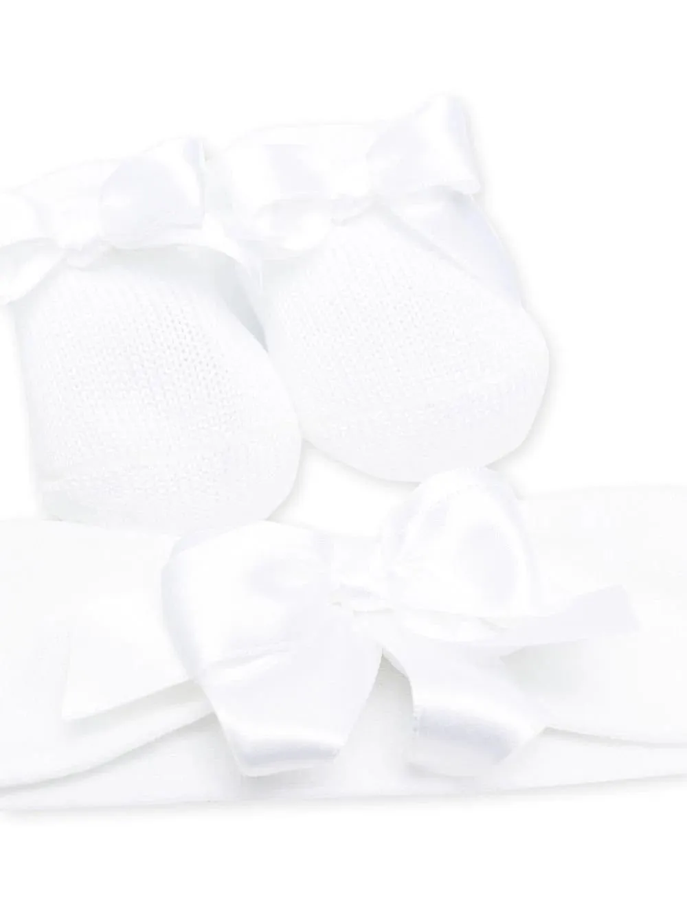 La Perla Kids Booties And Headband Gift Box