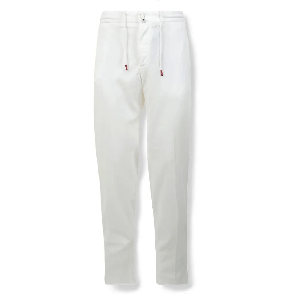 Kiton Uplack Drawstring Straight-Leg Pants