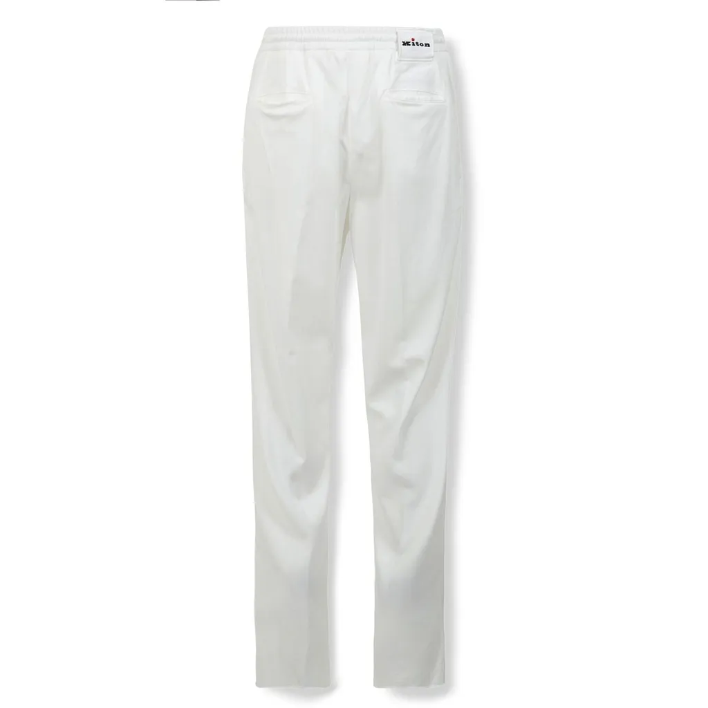 Kiton Uplack Drawstring Straight-Leg Pants